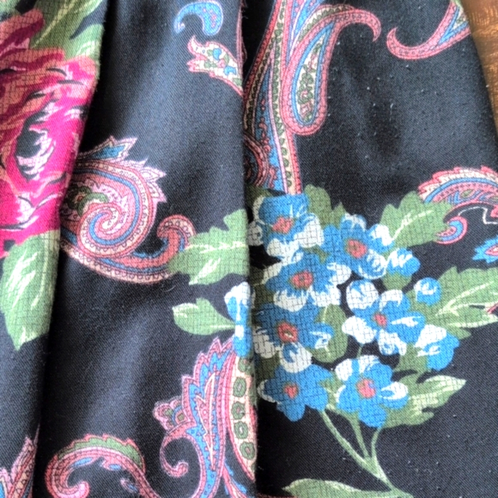 Vtg 90's Floral Button Down Midi Skirt High Waisted Feminine Cottagecore L/XL - Picture 3 of 13